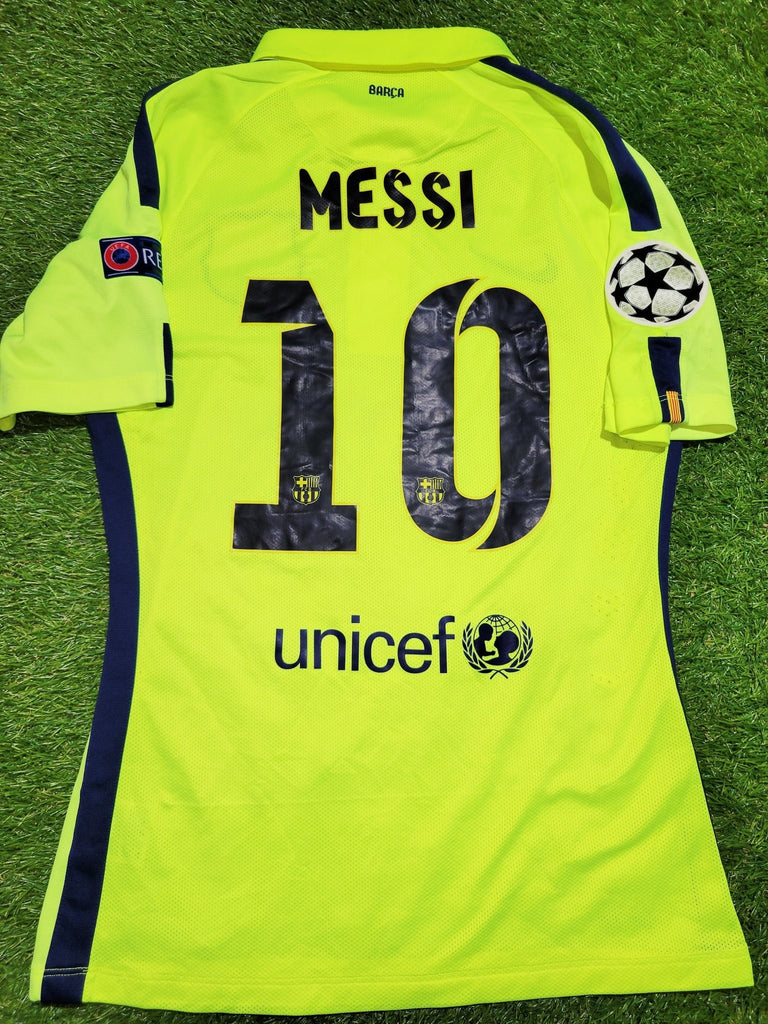 Lionel Messi FC Barcelona 2015 Shirt 10 Nike Mens Soccer Jersey Football  Size M