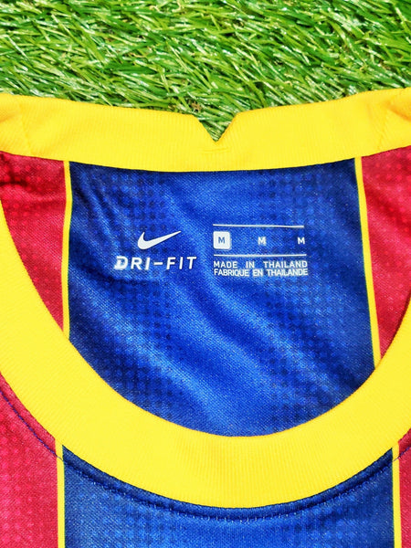 Messi Barcelona 2020 2021 COPA DEL REY LAST SEASON Home Soccer Jersey Shirt BNWT M SKU# CD4232-456 Nike