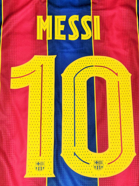 Messi Barcelona 2020 2021 COPA DEL REY LAST SEASON Home Soccer Jersey Shirt BNWT M SKU# CD4232-456 Nike