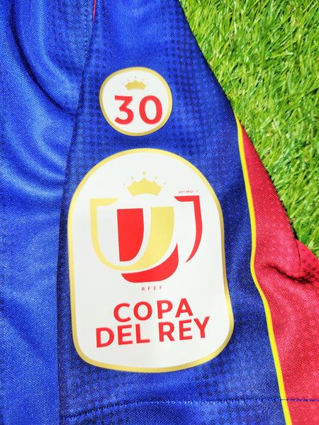 Messi Barcelona 2020 2021 COPA DEL REY LAST SEASON Home Soccer Jersey Shirt BNWT XL SKU# CD4232-456 Nike