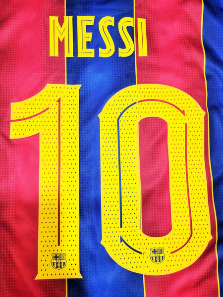 Messi Barcelona 2020 2021 COPA DEL REY LAST SEASON Home Soccer Jersey Shirt BNWT XL SKU# CD4232-456 Nike