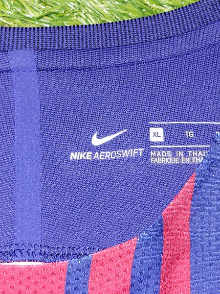 Messi Barcelona Aeroswift 2017 2018 Home PLAYER ISSUE Jersey Shirt XL SKU# 847190-457 Nike