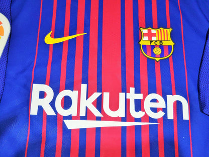 Messi Barcelona Aeroswift 2017 2018 Home PLAYER ISSUE Jersey Shirt XL SKU# 847190-457 Nike