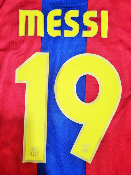 Messi Barcelona Anniversary 2007 2008 Soccer Jersey Shirt M SKU# 244793-655 Nike