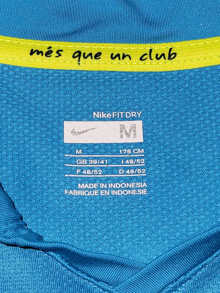 Messi Barcelona Anniversary 2007 2008 UEFA Away Soccer Jersey Shirt M SKU# 237743-414 Nike