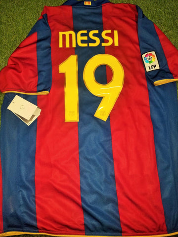 Messi Barcelona Anniversary Jersey 2007 2008 Shirt Camiseta Maglia BNWT XL SKU# 237741-655 foreversoccerjerseys