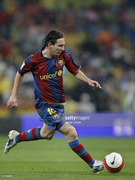 Messi Barcelona Anniversary Jersey 2007 2008 Shirt Camiseta Maglia XL SKU# 237741-655 foreversoccerjerseys