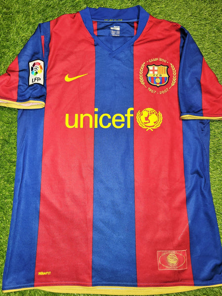 Messi Barcelona Anniversary Nike 2007 2008 Jersey Shirt Camiseta Maglia M SKU# 237741-655 Nike