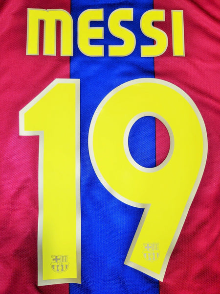 Messi Barcelona Anniversary Nike 2007 2008 Jersey Shirt Camiseta Maglia M SKU# 237741-655 Nike