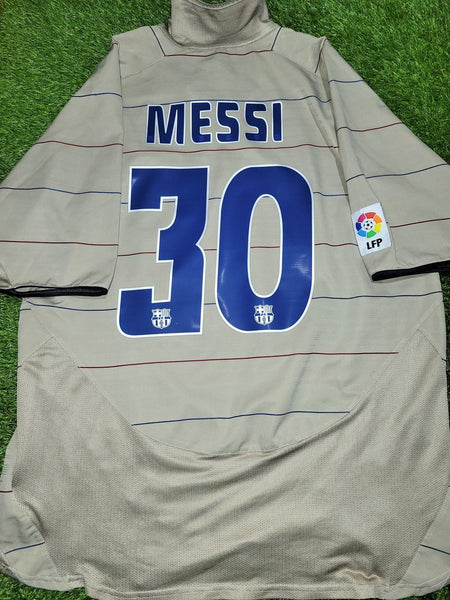Messi Barcelona DEBUT 2004 2005 Soccer Jersey Shirt Camiseta XL SKU# 112587 Nike