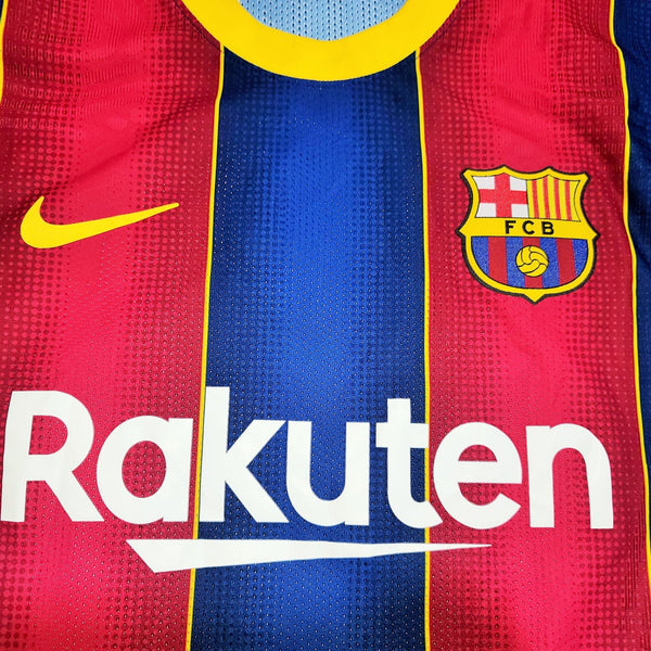 Messi Barcelona Nike 2020 2021 Home VAPORKNIT PLAYER ISSUE LAST SEASON Jersey Shirt M foreversoccerjerseys