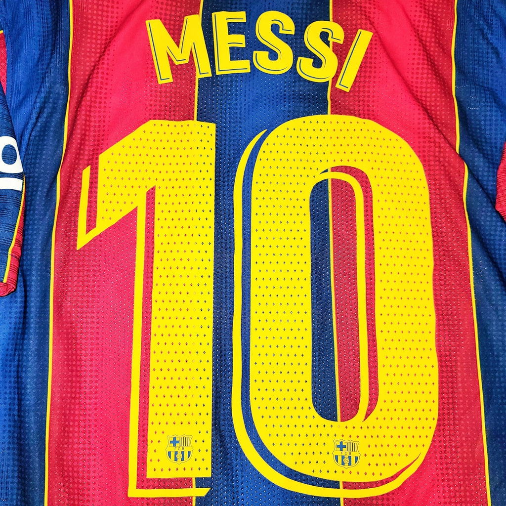 Lionel Messi Barcelona Nike 2020/21 Home Vapor Match Authentic Jersey - Blue