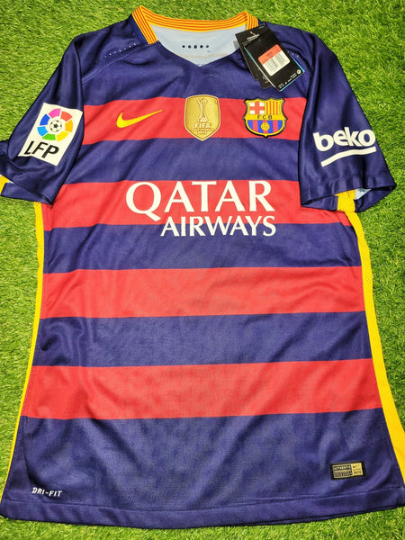 Messi Barcelona Player Issue 2015 2016 Soccer Jersey Shirt BNWT L SKU# 658790-422 Nike