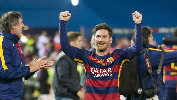 Messi Barcelona Player Issue COPA DEL REY FINAL 2015 2016 Jersey Shirt Camiseta L SKU# 658790-422 foreversoccerjerseys