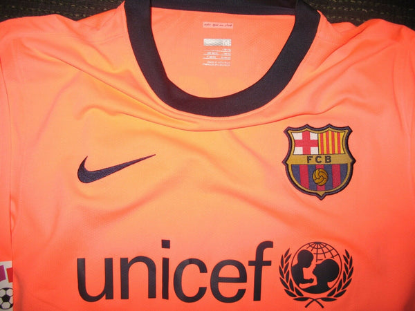 Messi Barcelona PLAYER ISSUE Jersey 2009 2010 Shirt Camiseta Trikot Maglia - foreversoccerjerseys