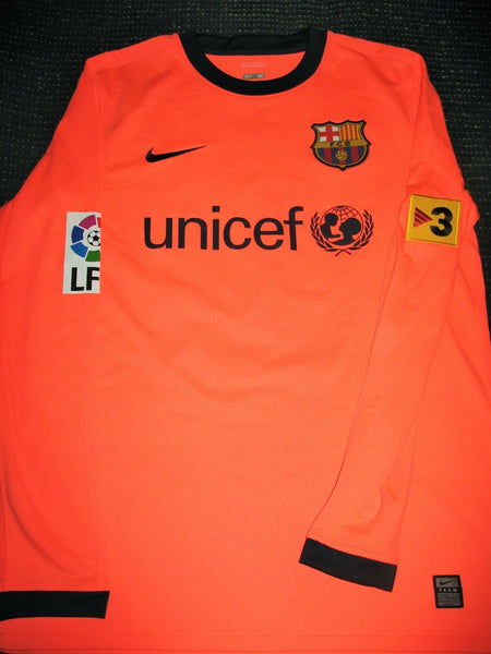 Messi Barcelona PLAYER ISSUE Jersey 2009 2010 Shirt Camiseta Trikot Maglia - foreversoccerjerseys