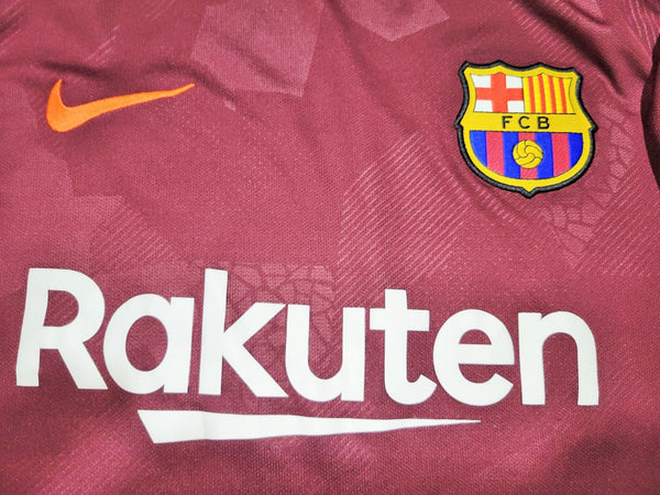 Messi Barcelona Third UEFA 2017 2018 Soccer Jersey Shirt M SKU# 847253-683 Nike