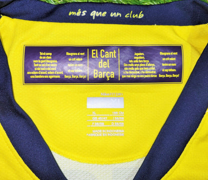 Messi Barcelona TREBLE SEASON 2008 2009 Away Soccer Jersey Shirt XL SKU# 286787-760 Nike