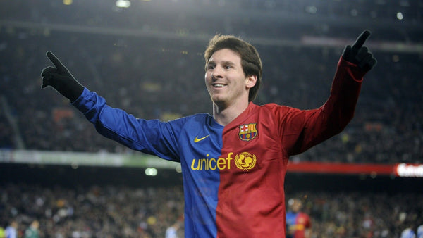 Messi Barcelona TREBLE SEASON 2008 2009 Jersey Shirt Camiseta M SKU# 286785-655 foreversoccerjerseys