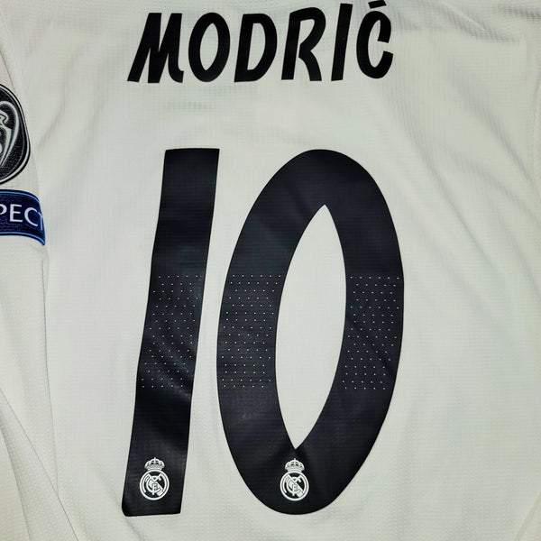 Modric Real Madrid 2018 2019 Home UEFA CLIMACHILL PLAYER ISSUE Jersey Shirt S SKU# DQ0869 foreversoccerjerseys