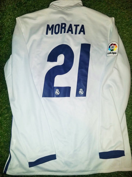 Morata Real Madrid 2016 2017 Home Jersey Shirt M SKU# AI5184 foreversoccerjerseys