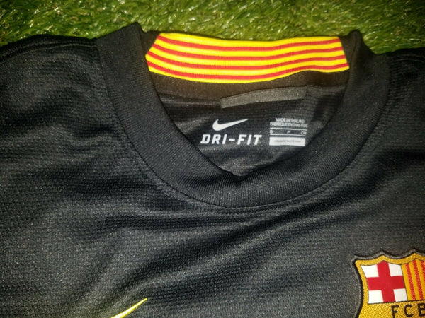 Neymar Barcelona 2013 2014 DEBUT SEASON Black Jersey Shirt Camiseta S - foreversoccerjerseys