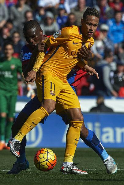 Neymar Barcelona Match Worn 2015 2016 Jersey Shirt Camiseta - foreversoccerjerseys