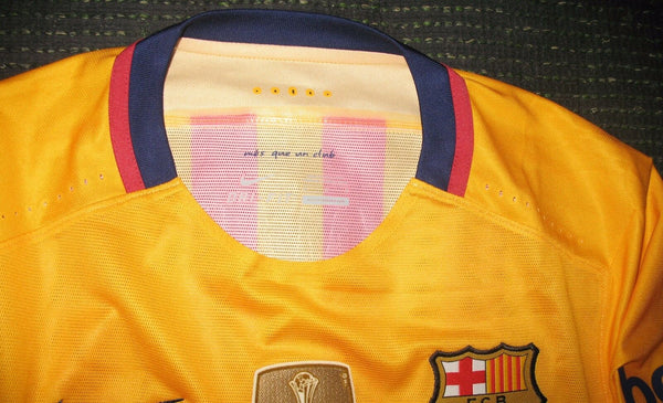 Neymar Barcelona Match Worn 2015 2016 Jersey Shirt Camiseta - foreversoccerjerseys