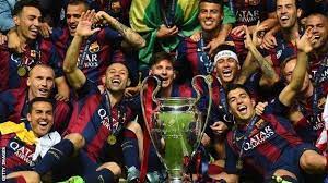 Neymar Barcelona UEFA FINAL TREBLE 2014 2015 PLAYER ISSUE Jersey Shirt Camiseta M SKU# 605328-422 foreversoccerjerseys