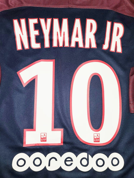 Neymar PSG Paris Saint Germain DEBUT SEASON 2017 2018 Home Jersey Shirt Maillot M foreversoccerjerseys