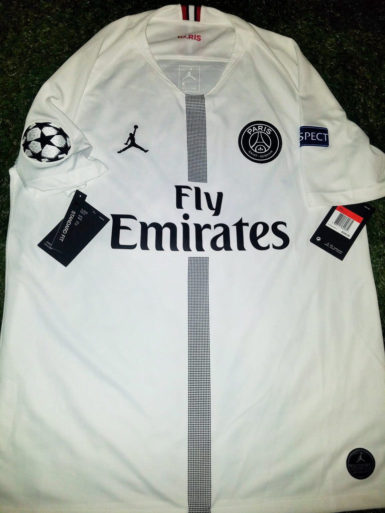 Psg jordan white deals jersey