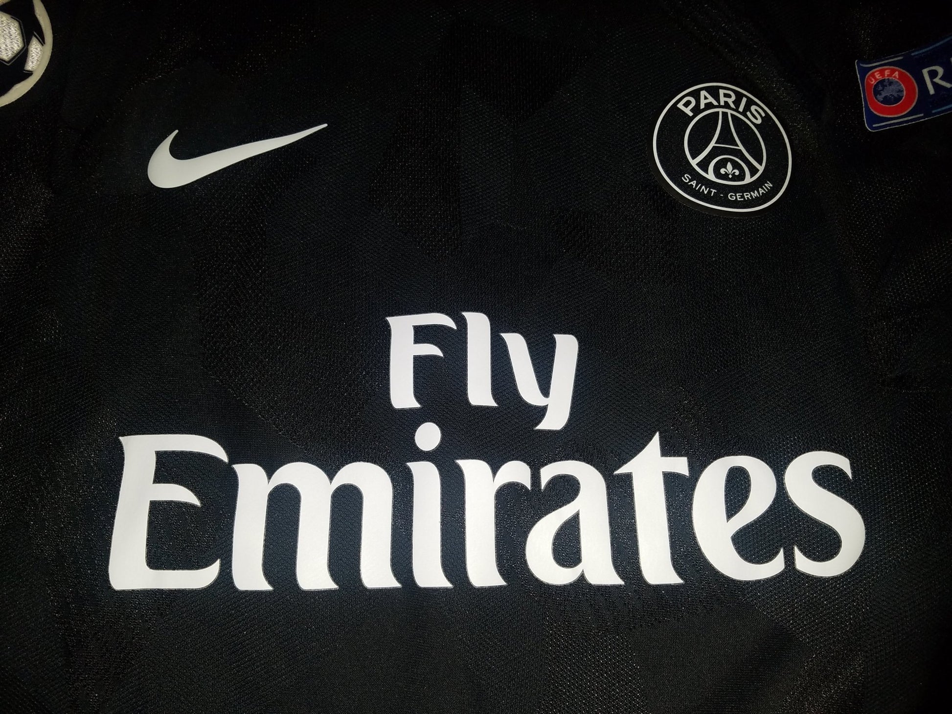 Neymar PSG Paris Saint Germain UEFA PLAYER ISSUE AEROSWIFT Jersey Shirt Maillot L 847201-011 foreversoccerjerseys