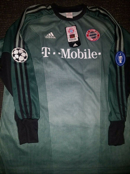 Oliver Kahn Bayern Munich Munchen 2003 2004 UEFA GK Jersey Trikot Shirt BNWT L - foreversoccerjerseys