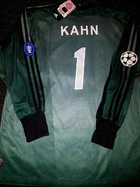 Oliver Kahn Bayern Munich Munchen 2003 2004 UEFA GK Jersey Trikot Shirt BNWT L - foreversoccerjerseys