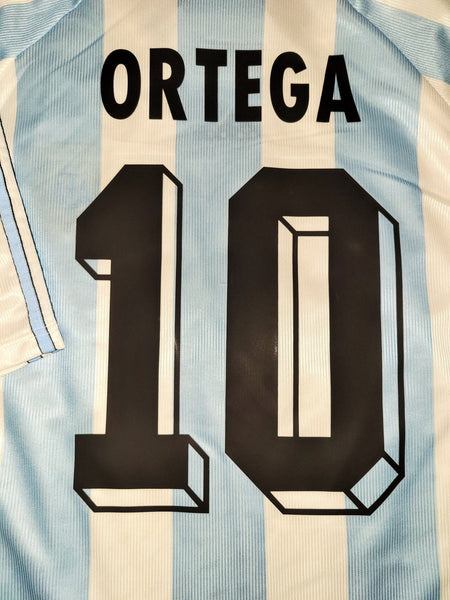 Ortega Argentina 1998 WORLD CUP Home Adidas Jersey Shirt Camiseta XL Adidas