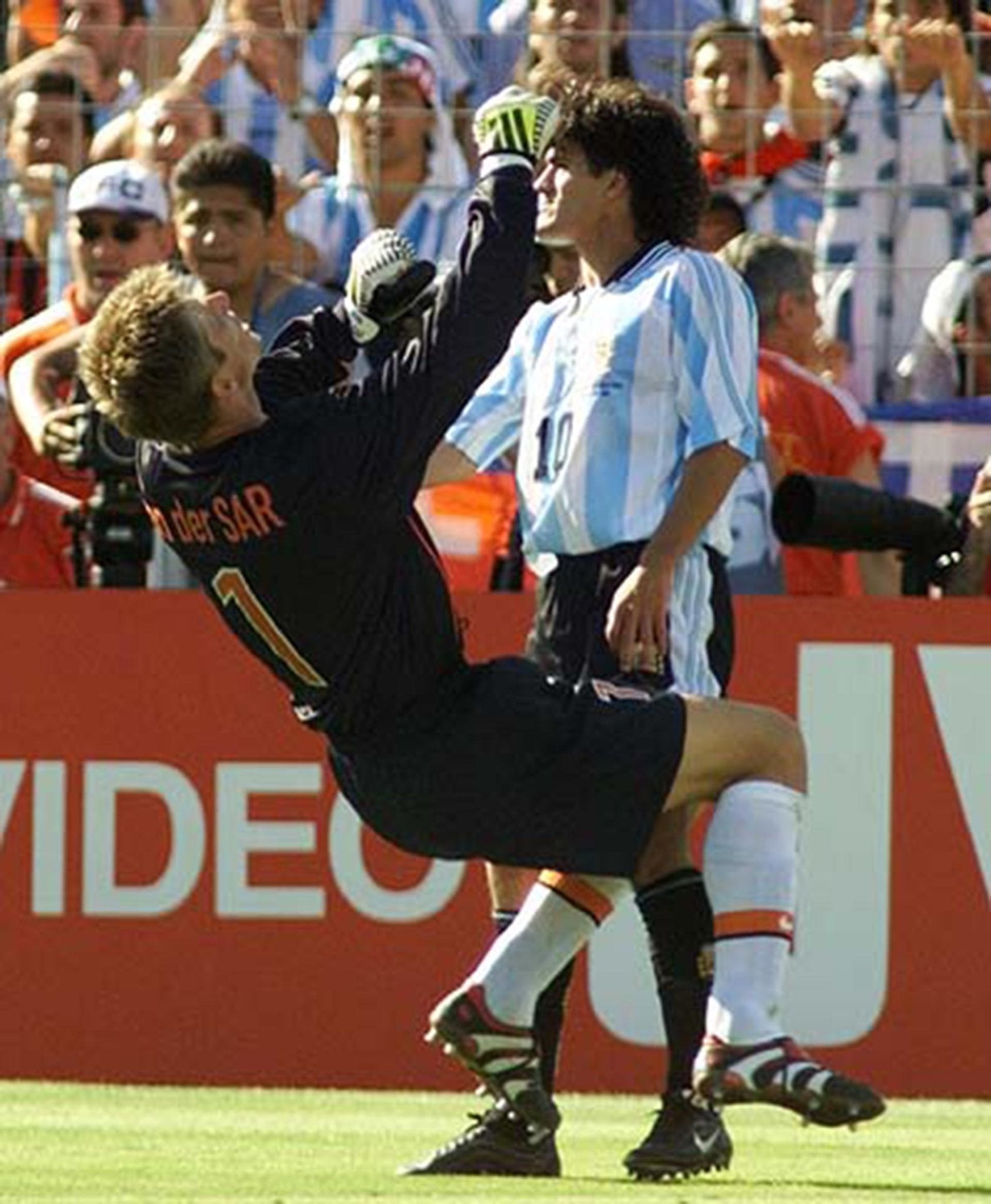 Ortega Argentina 1998 WORLD CUP Home Adidas Jersey Shirt Camiseta