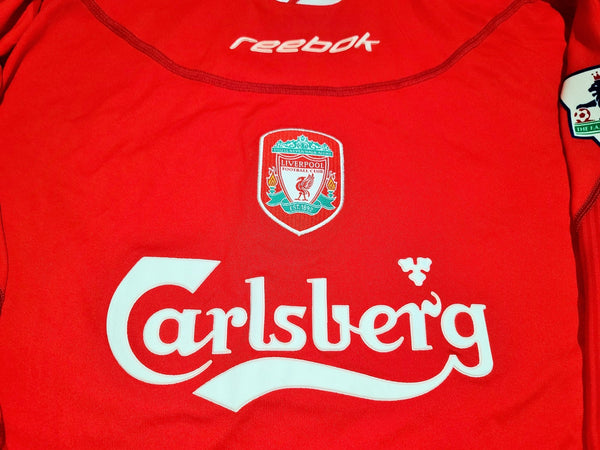 Owen Liverpool 2002 2003 2004 Home Long Sleeve Reebok Jersey Shirt Camiseta L foreversoccerjerseys