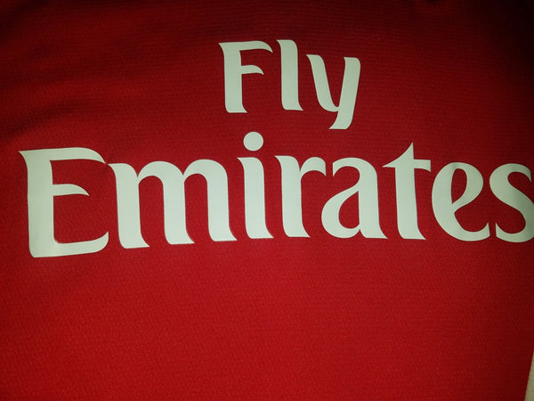 Ozil Arsenal 2013 2014 UEFA Long Sleeve Jersey Shirt L foreversoccerjerseys