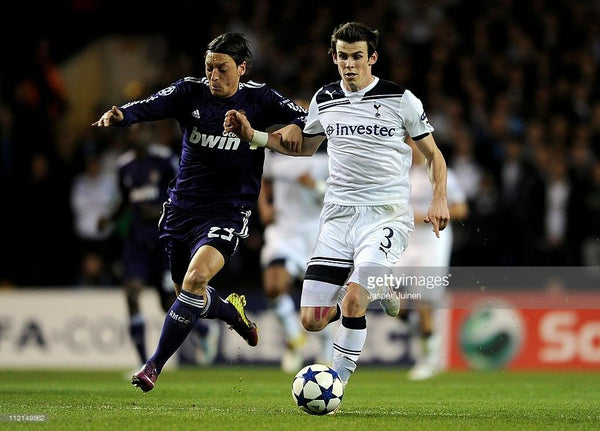 Ozil Real Madrid 2010 2011 UEFA Purple Jersey Camiseta Shirt M - foreversoccerjerseys