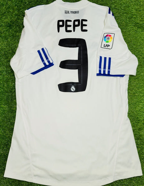 Pepe Real Madrid 2010 2011 Home Jersey Camiseta Shirt Maglia M SKU# P96163 foreversoccerjerseys