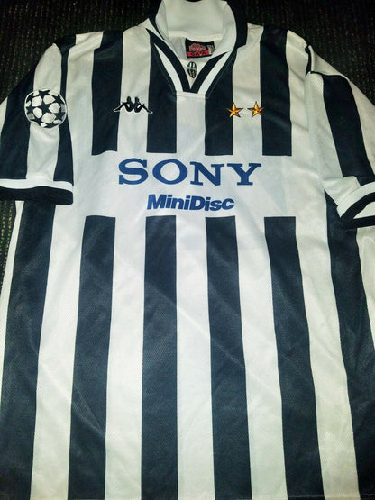 Pessotto Juventus MATCH WORN UEFA 1996 1997 Jersey Shirt Maglia XL - foreversoccerjerseys