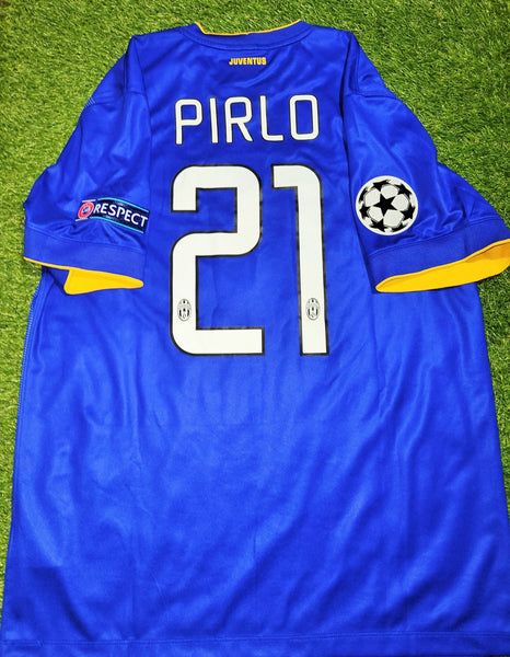 Pirlo Juventus 2014 2015 Away UEFA Jersey Shirt Maglia L SKU# 611078-472 Nike