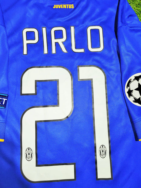 Pirlo Juventus 2014 2015 Away UEFA Jersey Shirt Maglia L SKU# 611078-472 Nike