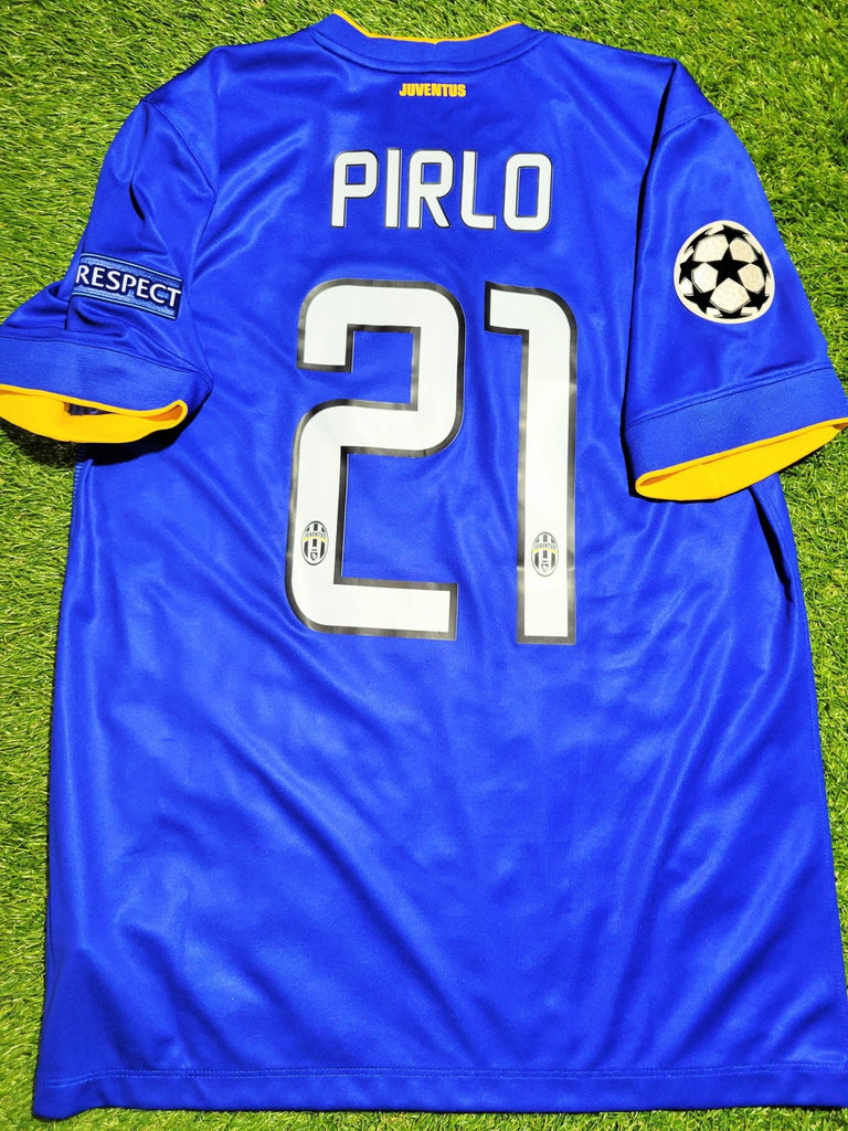Pirlo Juventus 2014 2015 Away UEFA Soccer Jersey Shirt M SKU# 611078-472 Nike