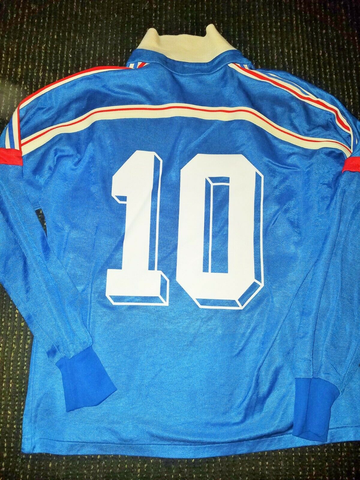 Platini France Adidas Ventex 1986 WORLD CUP Jersey Maillot Shirt M - foreversoccerjerseys