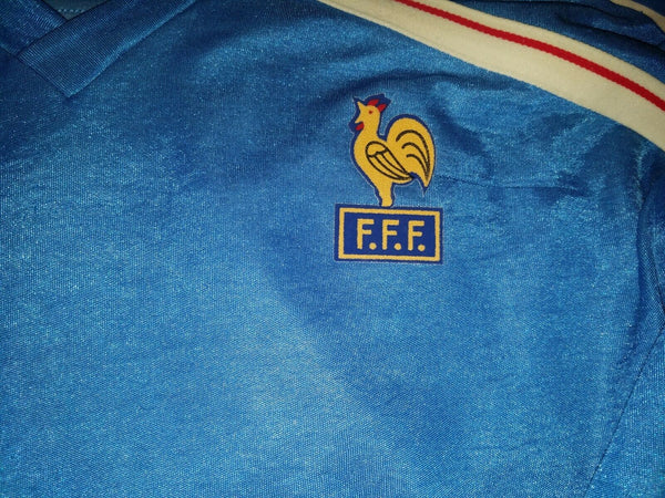 Platini France Adidas Ventex 1986 WORLD CUP Jersey Maillot Shirt M - foreversoccerjerseys