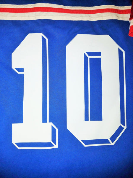 Platini France Adidas Ventex 1986 WORLD CUP Jersey Shirt Maillot Shirt L foreversoccerjerseys