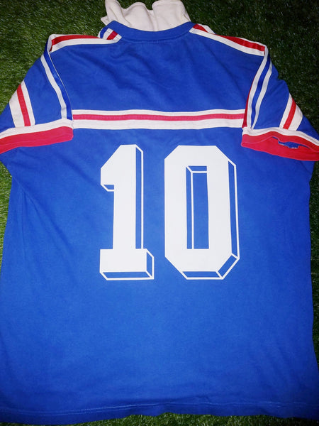 Platini France Adidas Ventex 1986 WORLD CUP Jersey Shirt Maillot Shirt L foreversoccerjerseys