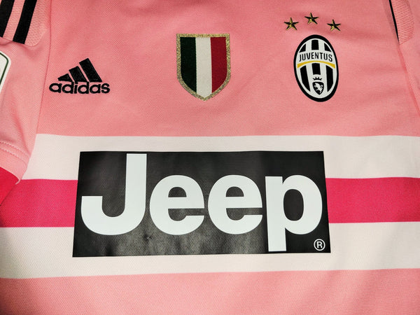 Pogba Juventus 2015 2016 Away Pink Drake Jersey Shirt Maglia Maillot XL SKU# S12846 foreversoccerjerseys