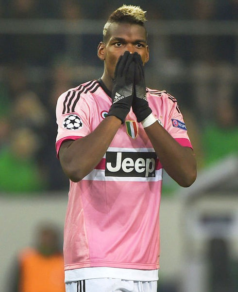 Pogba Juventus 2015 2016 Away Pink Drake UEFA Jersey Shirt Maglia Maillot M SKU# S12846 foreversoccerjerseys